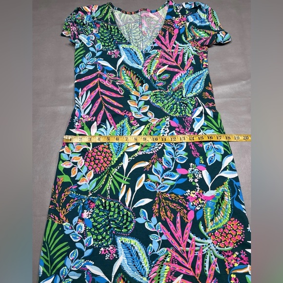 Lilly Pulitzer Aleece T-Shirt Dress Multi Jungle Print Size Small - Picture 7 of 8